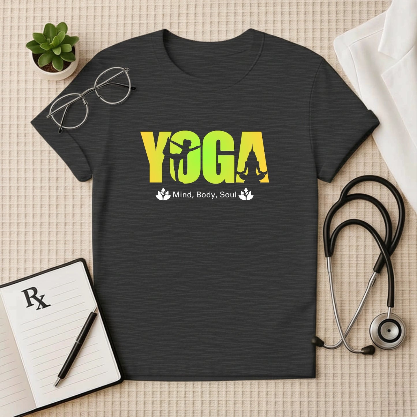 The "YOGA Mind, Body, Soul" T-Shirt