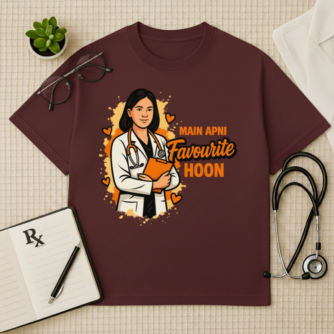 Main Apni Favourite Hoon Oversized Tee