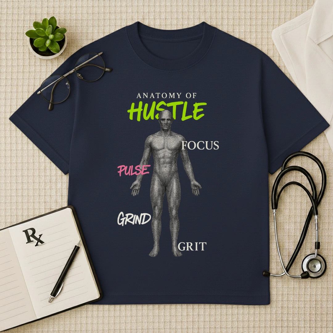 Anatomy of Hustle Doctor Graphic Oversized T-Shirt