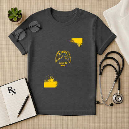 Born to Heal – Doctor Angel Wing Graphic Unisex T-shirt for Medical Heroes
