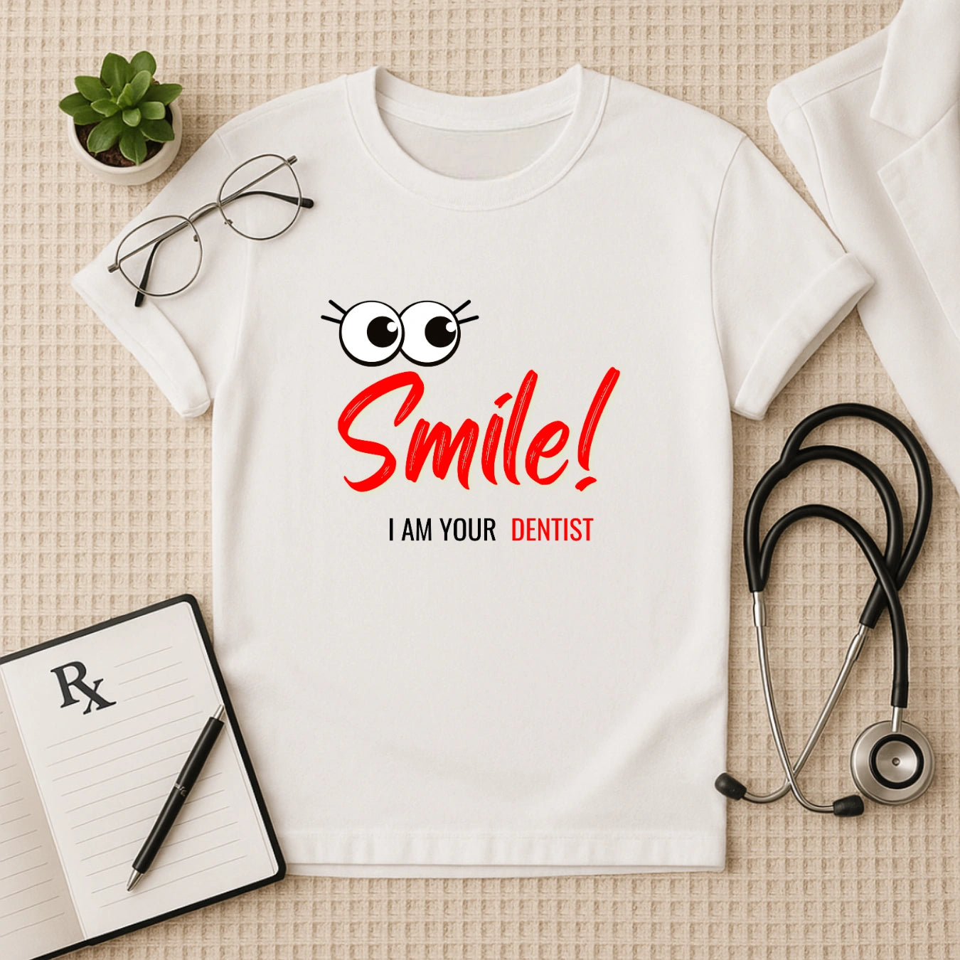 Friendly Dental Tee - Smile! I Am Your Dentist Unisex T-Shirt