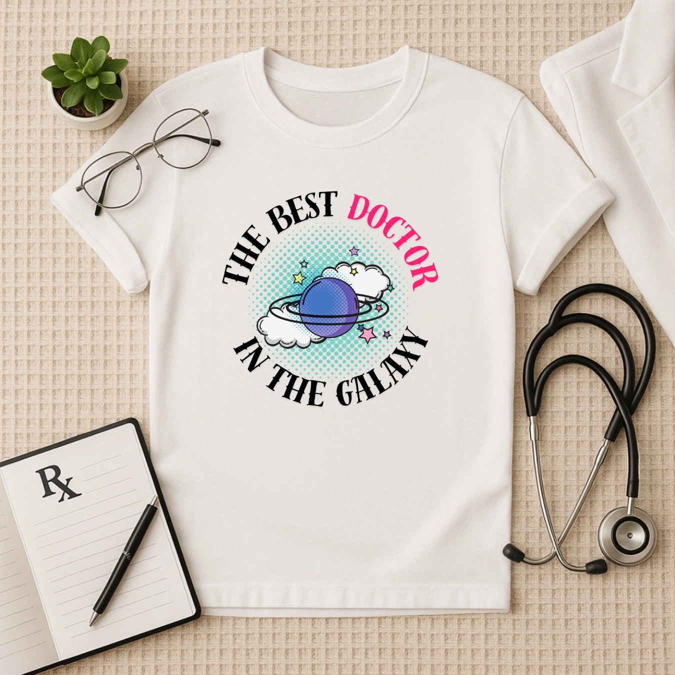 Vintage Medical Tee - Best Doctor In The Galaxy Unisex T-Shirt