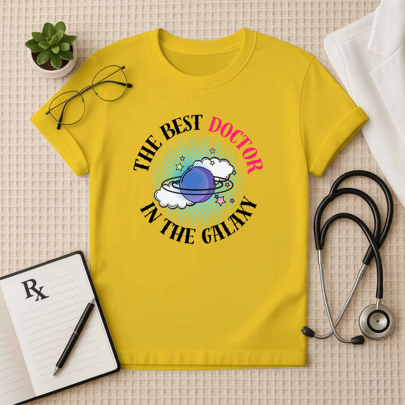 Vintage Medical Tee - Best Doctor In The Galaxy Unisex T-Shirt