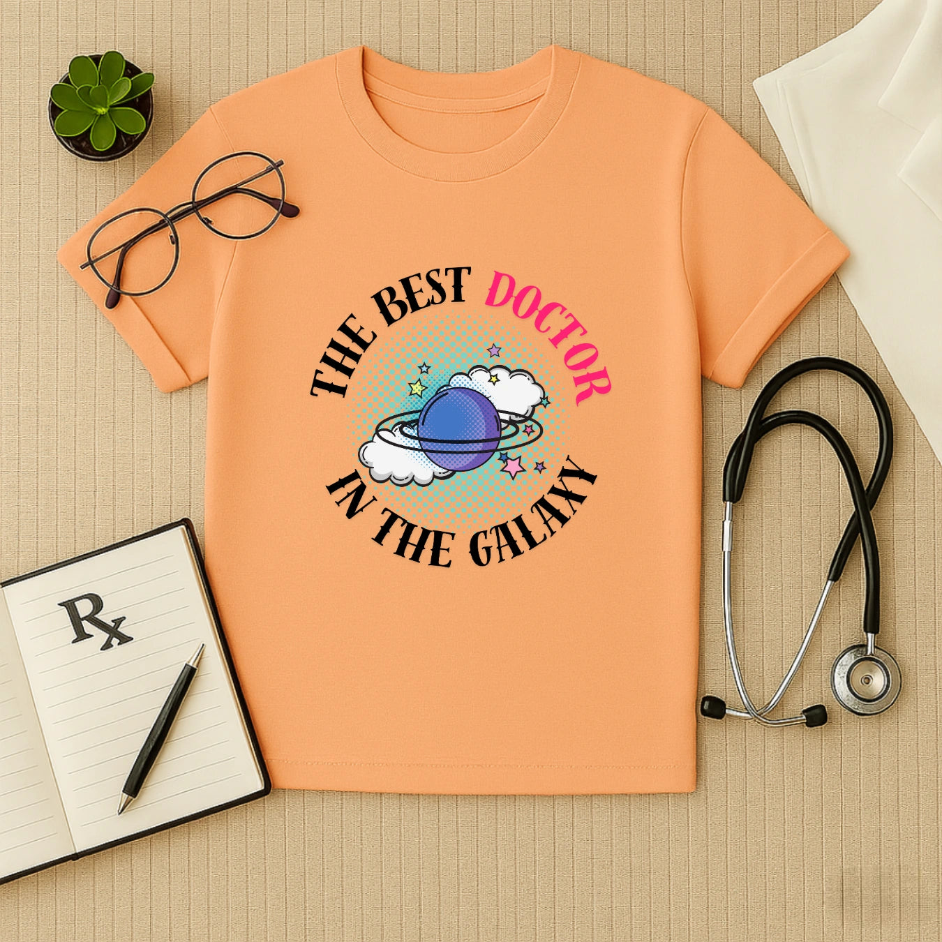 Vintage Medical Tee - Best Doctor In The Galaxy Unisex T-Shirt