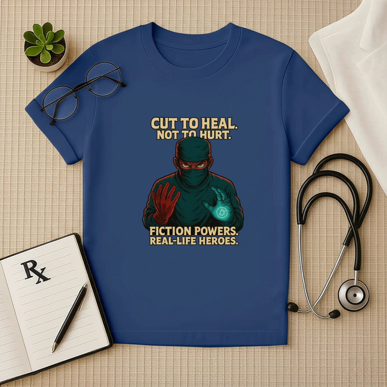 Cut to Heal Surgeon T-shirt – Anime Edition for Real-Life Heroes
