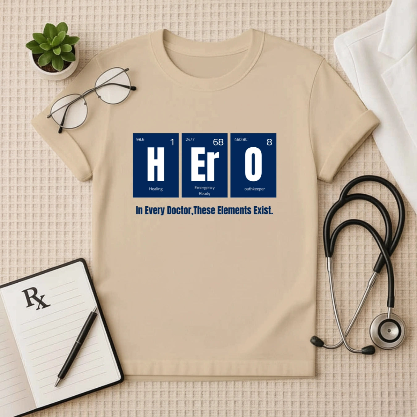 HERO Doctor T-Shirt: Healing, ER, Oathkeeper Tee