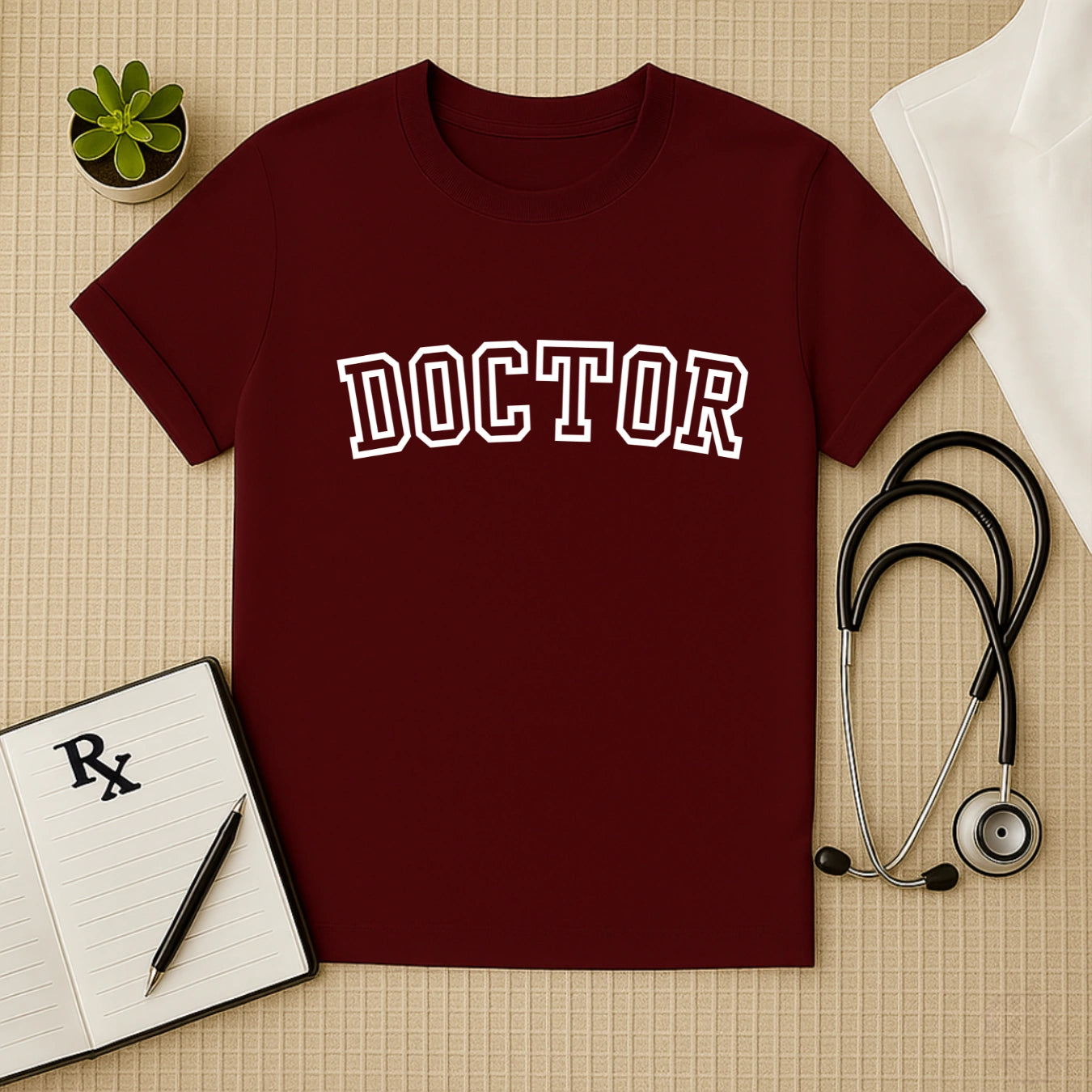 DOCTOR Varsity Bold T-shirt for Medical Professionals