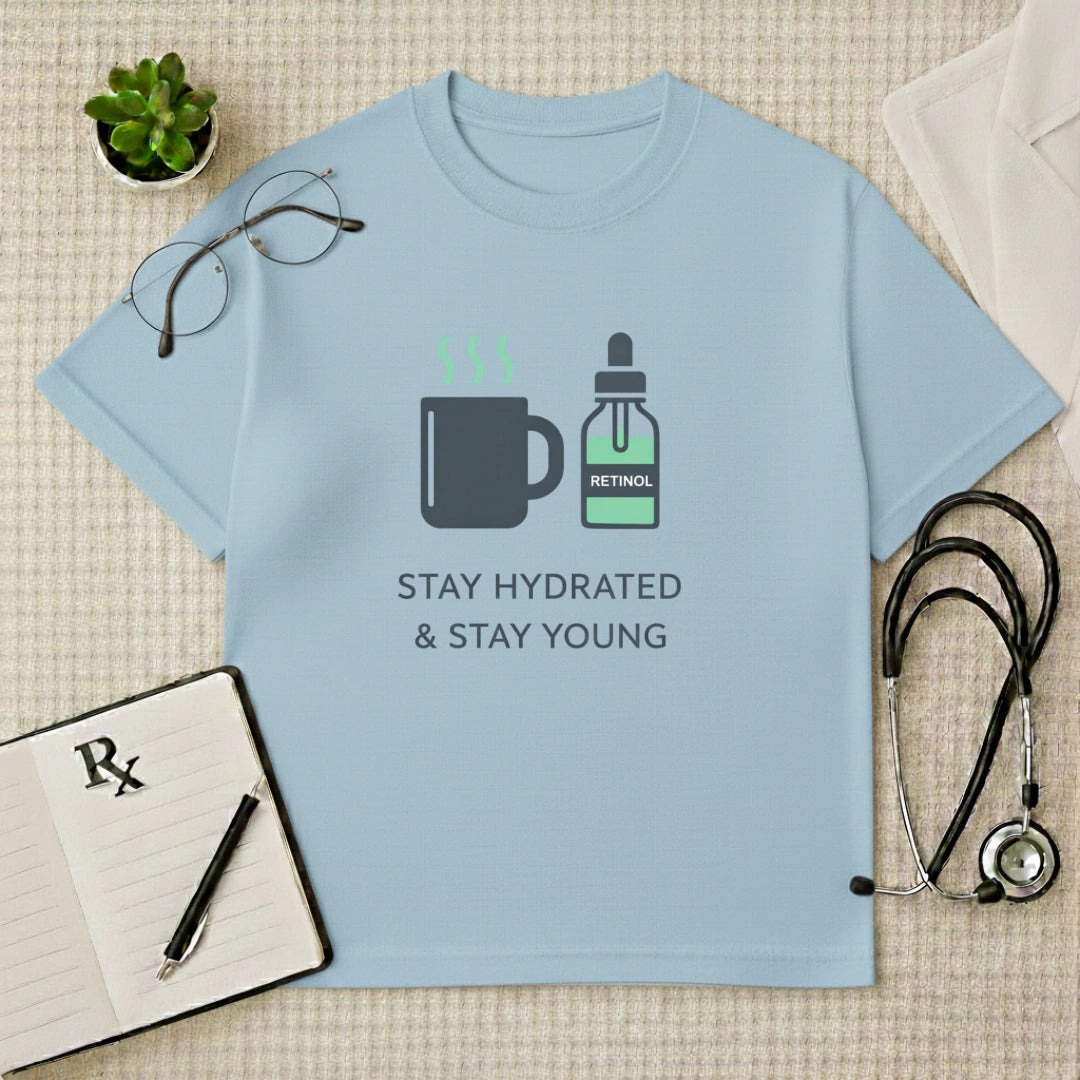 Stay Hydrated & Stay Young Oversized T-shirt