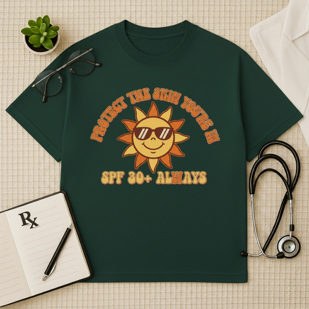 Retro Sun Protect Oversized T-Shirt