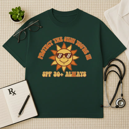 Retro Sun Protect Oversized T-Shirt
