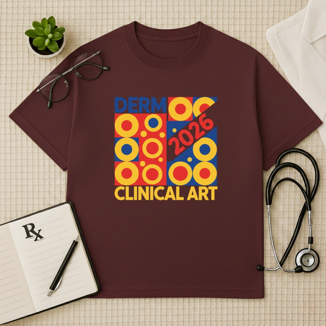 Dermo Clinical Art 2026 Oversized T-Shirt