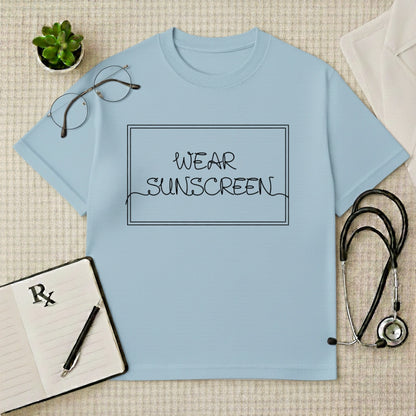 Wear Sunscreen Oversized T-Shirt