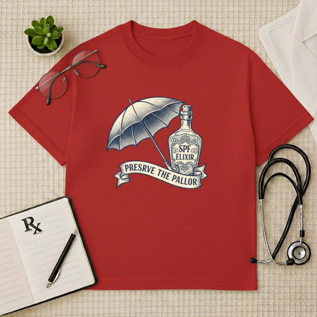 Preserve The Pallor Dermatologist Oversized Tee