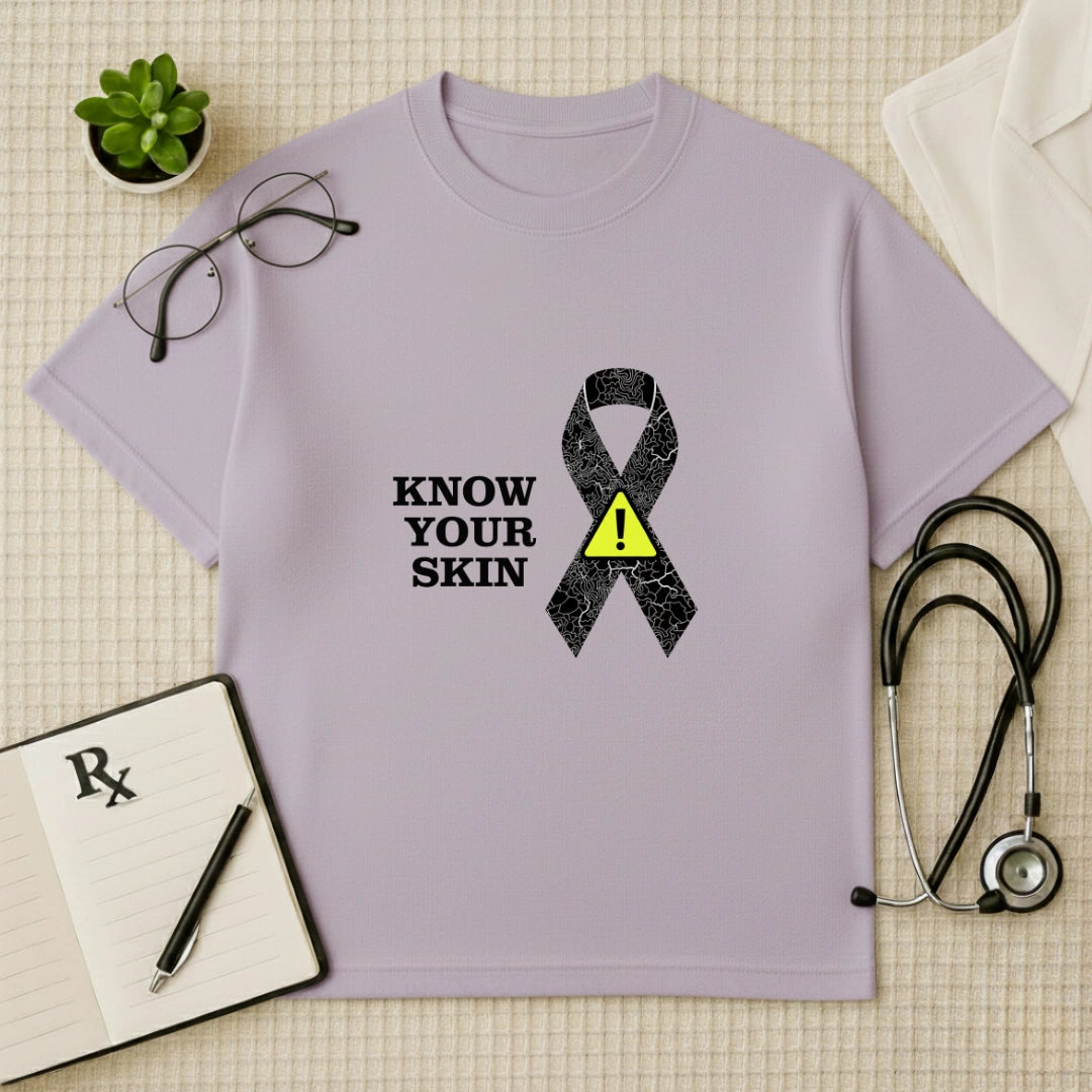 Know Your Skin Awareness Oversized Tee