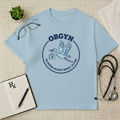 OBGYN Delivery Oversized T-shirt: The Original 24/7 Delivery Service