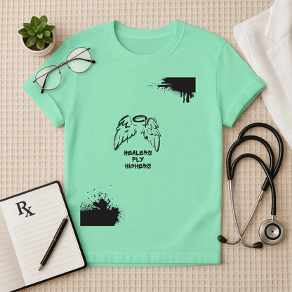 Healers Fly Higher – Motivational Doctor T-shirt for Medical Pros
