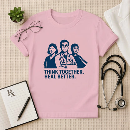 Think Together Heal Better T-Shirt | Unisex Fit for Healthcare Workers