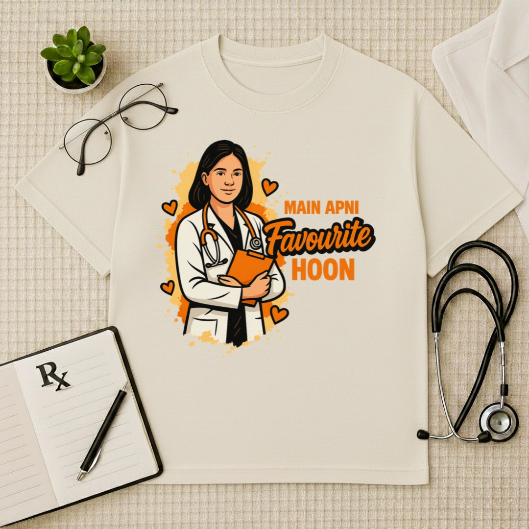 Main Apni Favourite Hoon Oversized Tee