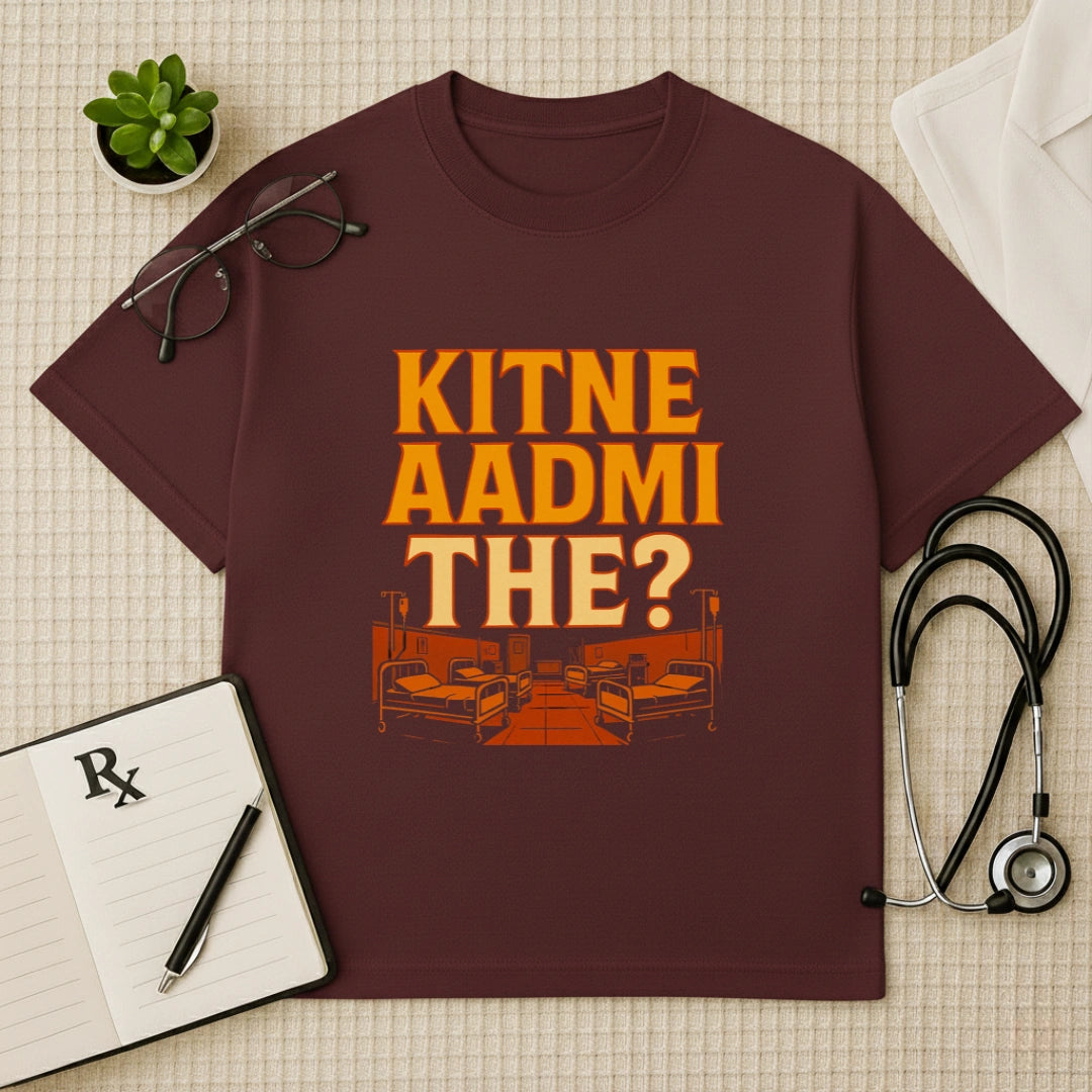 Kitne Aadmi The? Oversized T-shirt