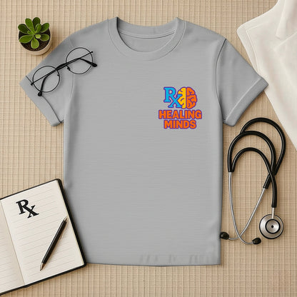 Rx Healing Minds – Mental Health Awareness Doctor T-shirt