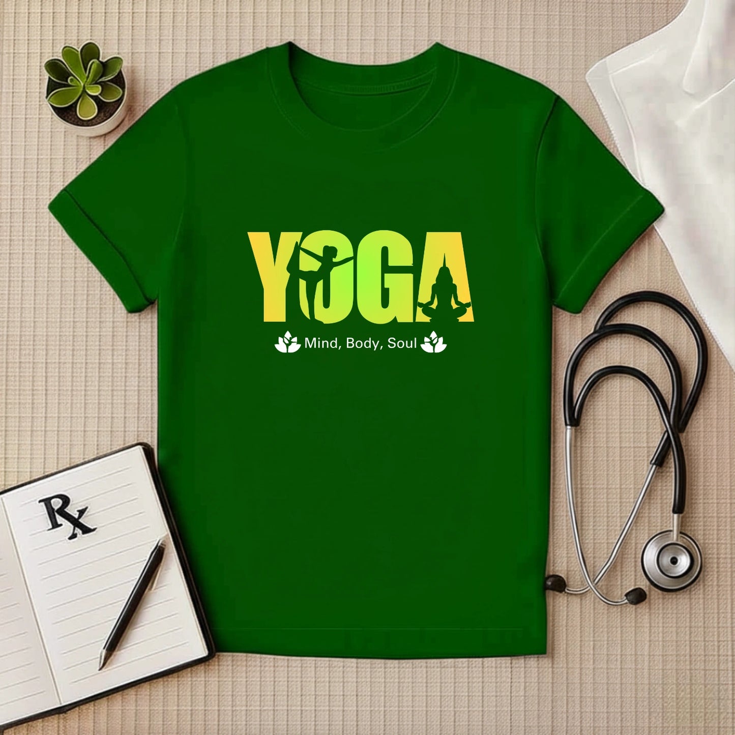 The "YOGA Mind, Body, Soul" T-Shirt
