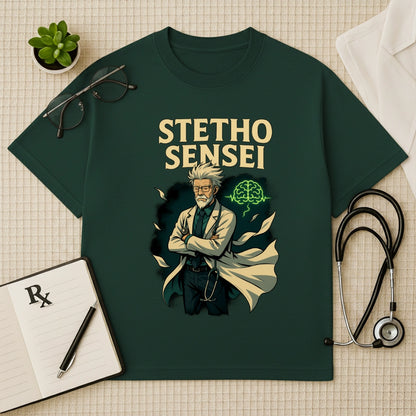 Stetho Sensei Doctor Graphic Oversized T-Shirt