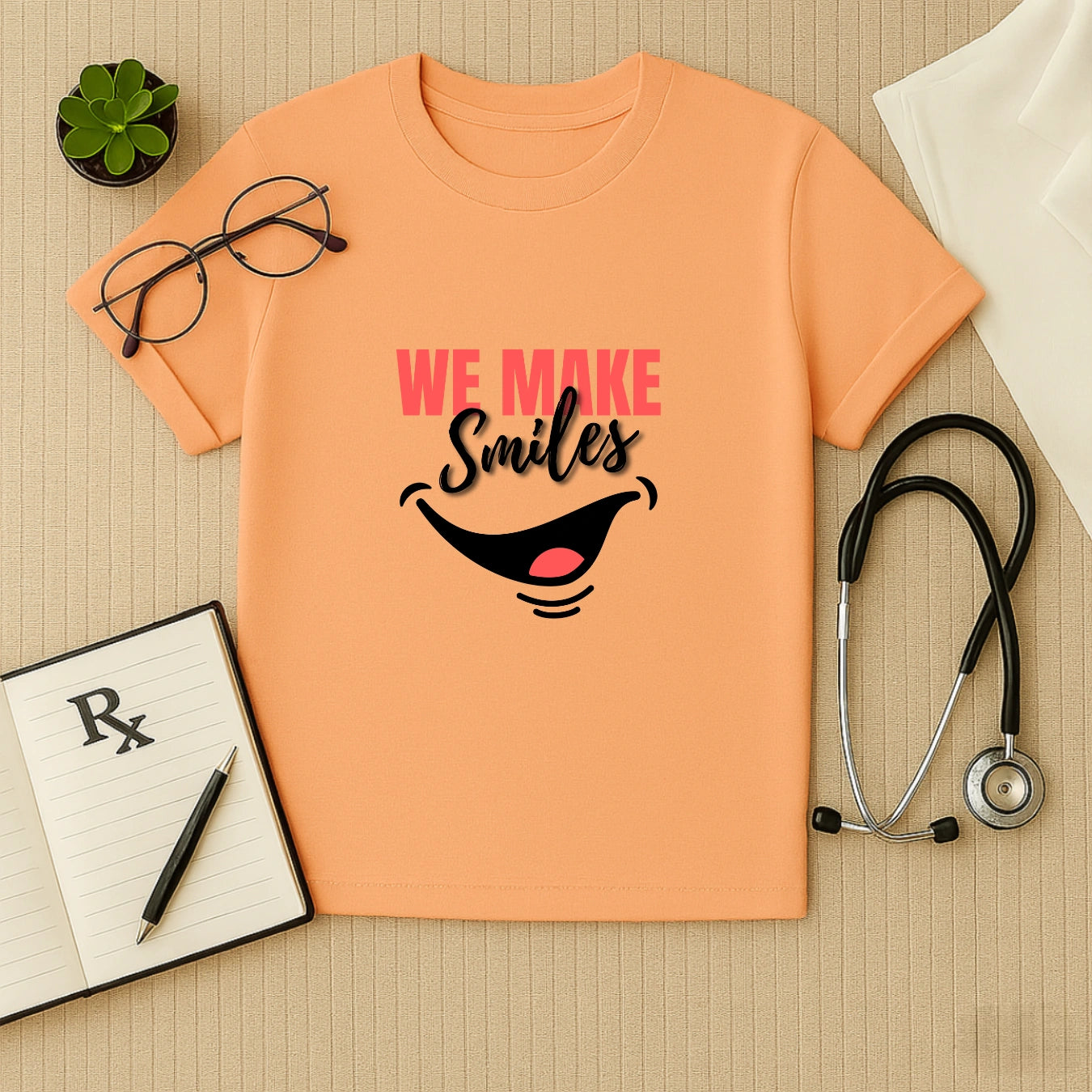 We Make Smiles - Happy Dental Doctor T-Shirt