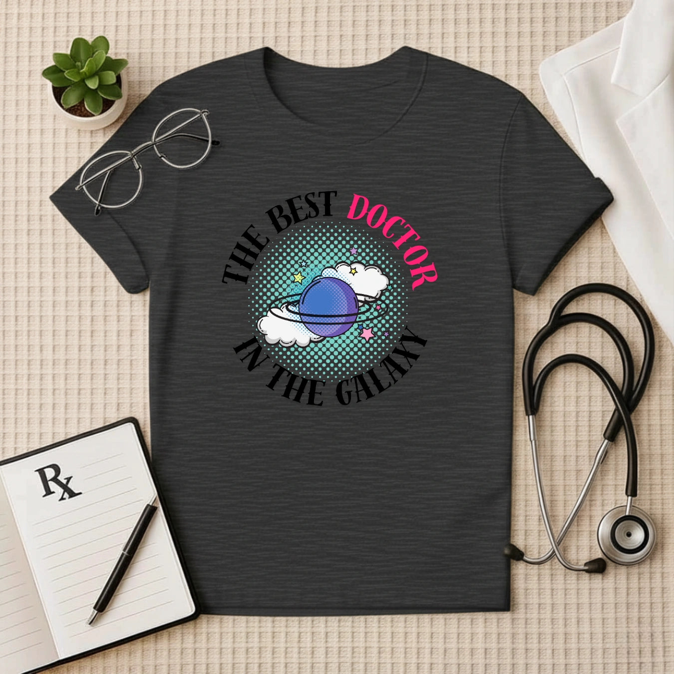 Vintage Medical Tee - Best Doctor In The Galaxy Unisex T-Shirt