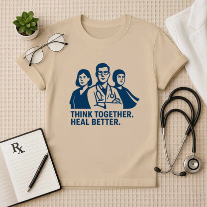 Think Together Heal Better T-Shirt | Unisex Fit for Healthcare Workers