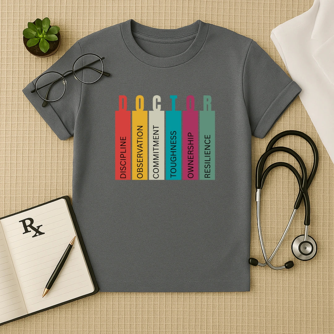 DOCTOR Acronym T-Shirt | Medical Inspiration Tee