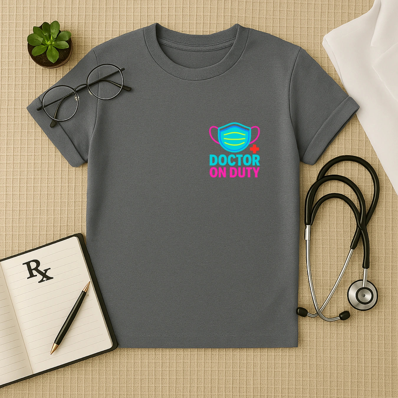 Doctor On Duty – Bold & Bright Unisex T-shirt for Healthcare Heroes