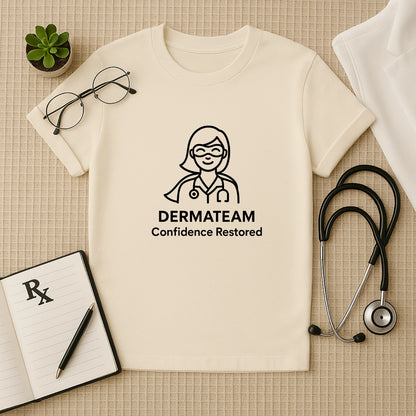 Derma Team Confidence Restored T-Shirt | Unisex Dermatologist Tee