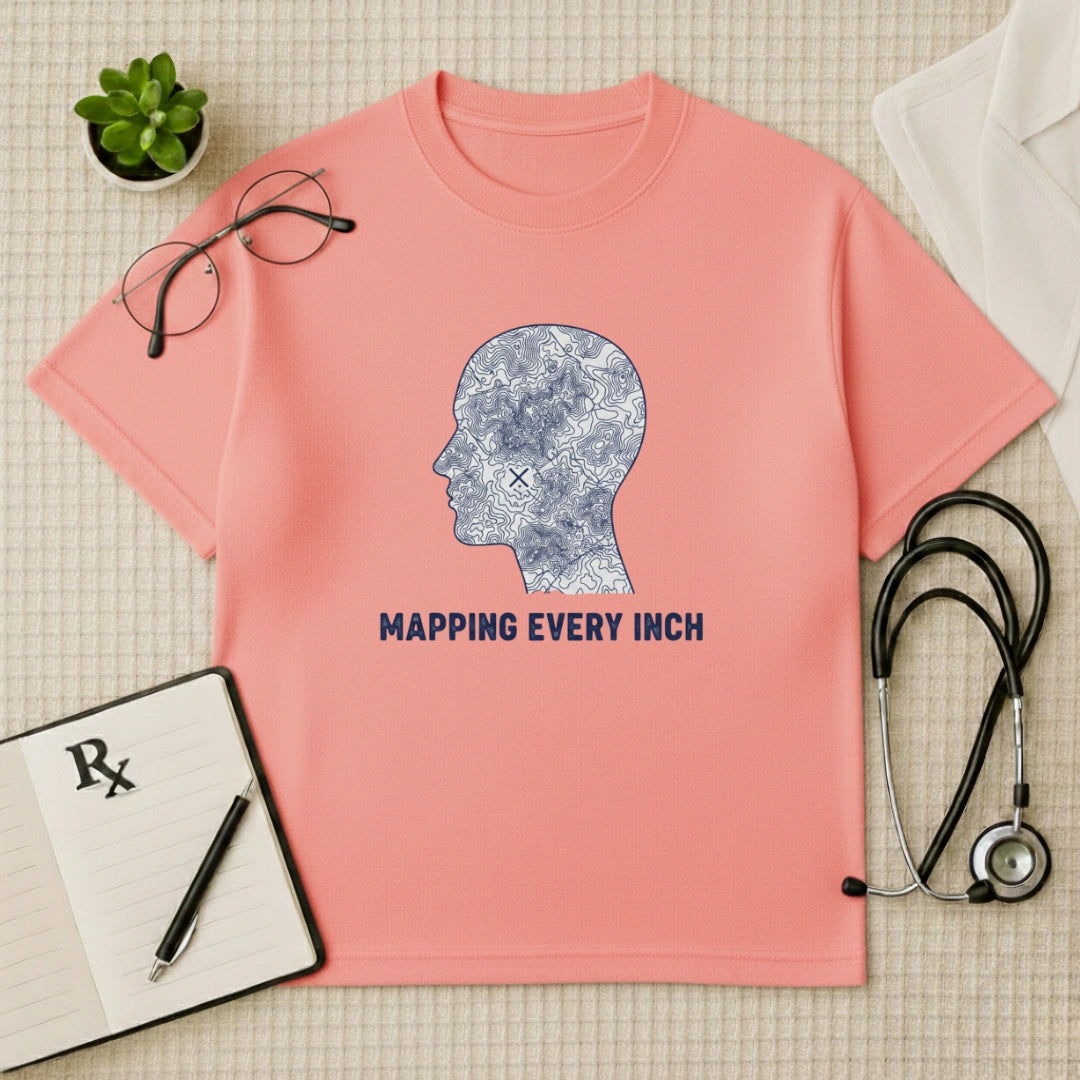 Mapping Every Inch Oversized T-Shirt