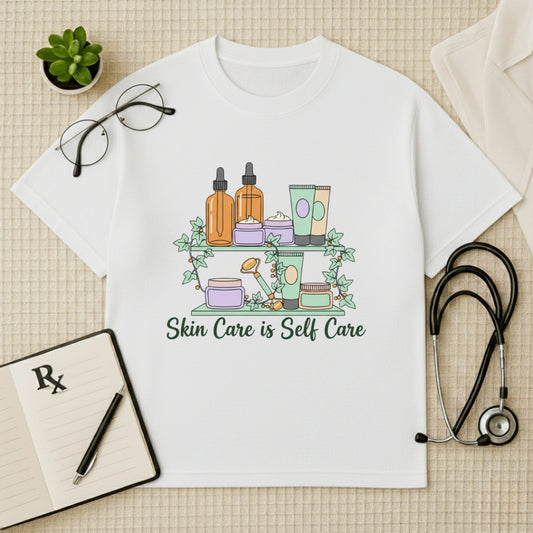 Skin Care is Self Care Oversized T-Shirt