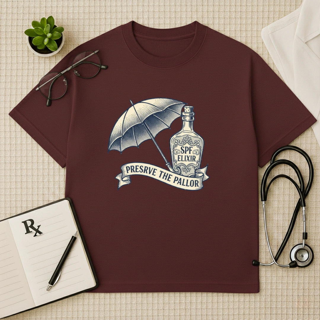 Preserve The Pallor Dermatologist Oversized Tee