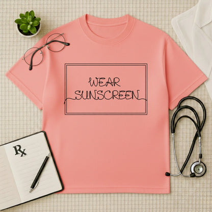 Wear Sunscreen Oversized T-Shirt