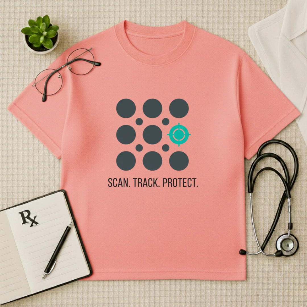 Dermatologist Skin Tracking Oversized Tee