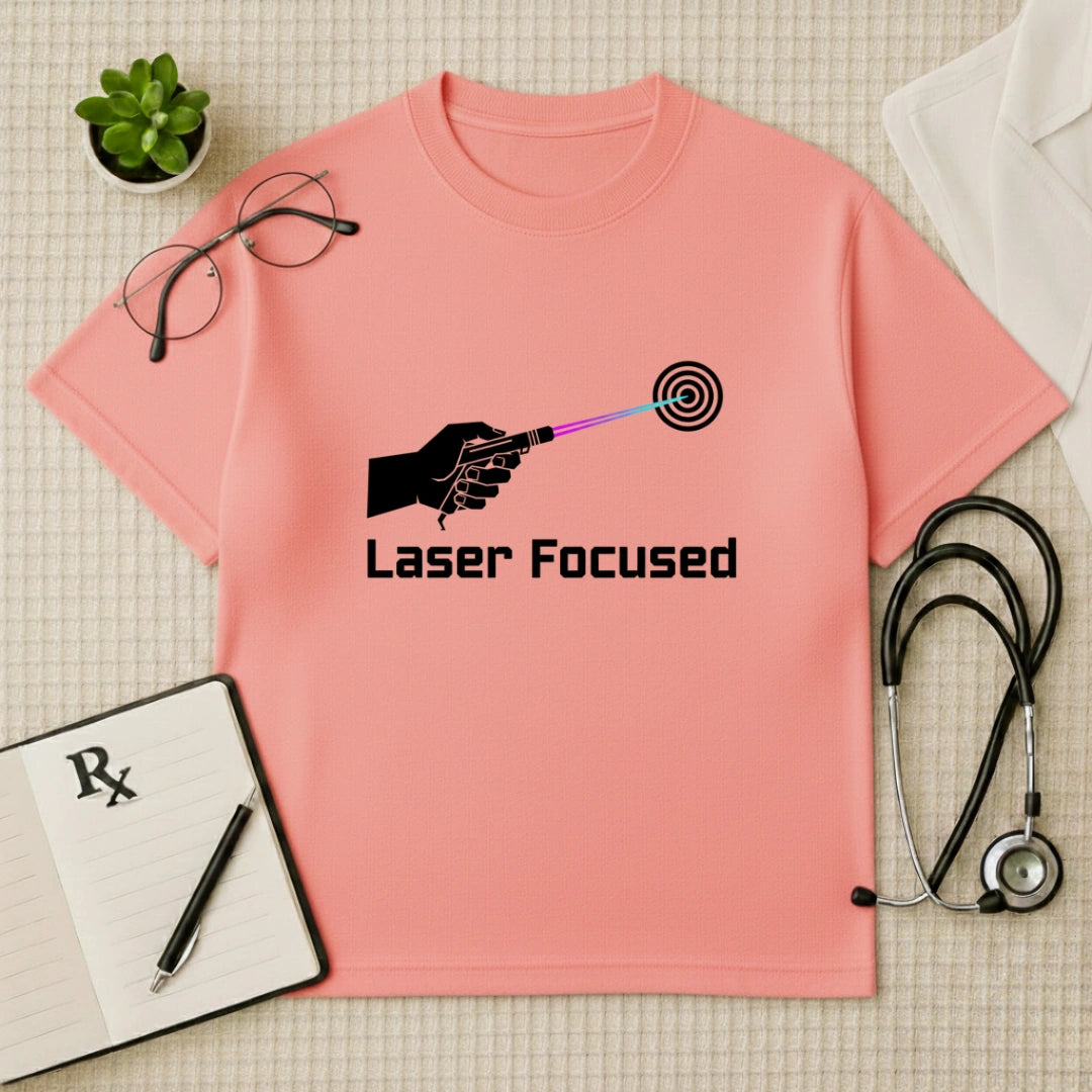 Laser Focused Dermatologist Oversized T-Shirt
