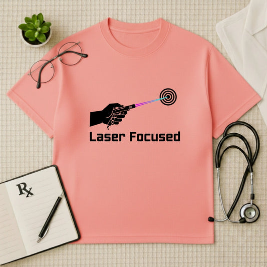 Laser Focused Dermatologist Oversized T-Shirt