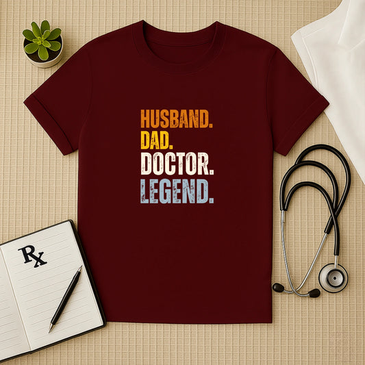 Husband Dad Doctor Legend – Men’s Doctor T-shirt