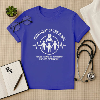 Heartbeat of the Clinic T-Shirt | Unisex Tee for Healthcare Workers