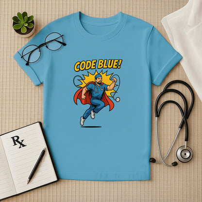 Code Blue – Heroic Doctor T-shirt for Real-Life Lifesavers