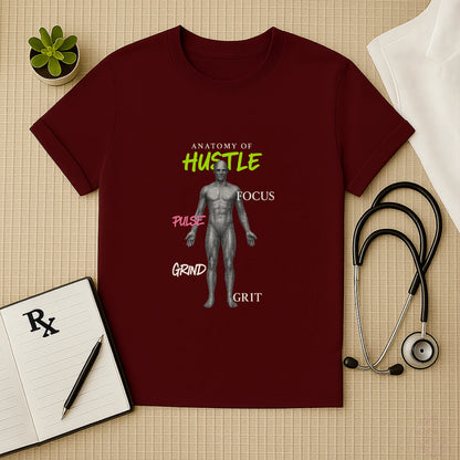 Anatomy of Hustle – Motivational Doctor T-shirt