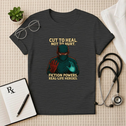 Cut to Heal Surgeon T-shirt – Anime Edition for Real-Life Heroes