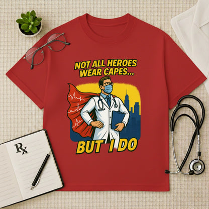 Doctor Superhero Cape Oversized T-Shirt