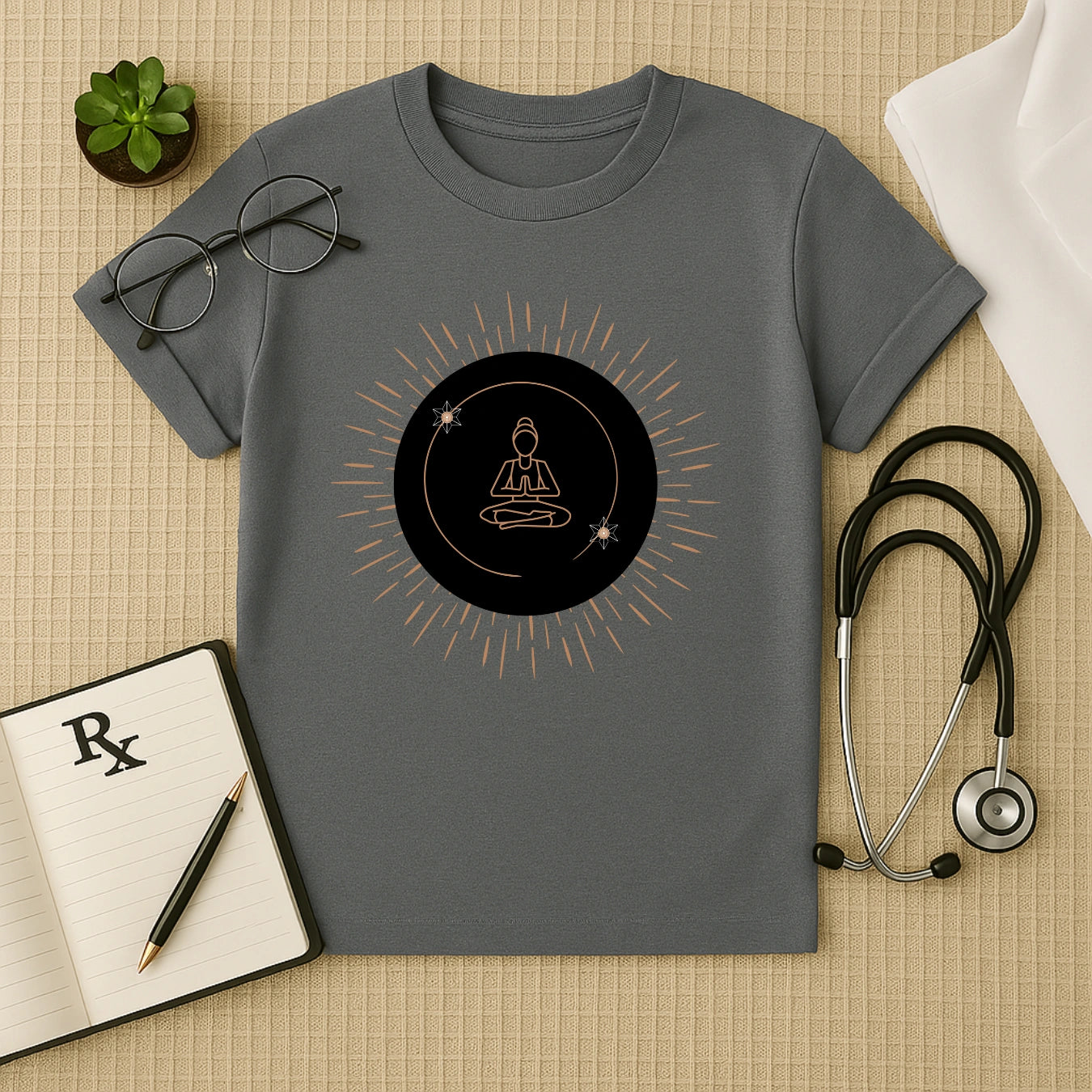 Centered Meditation Aura T-Shirt