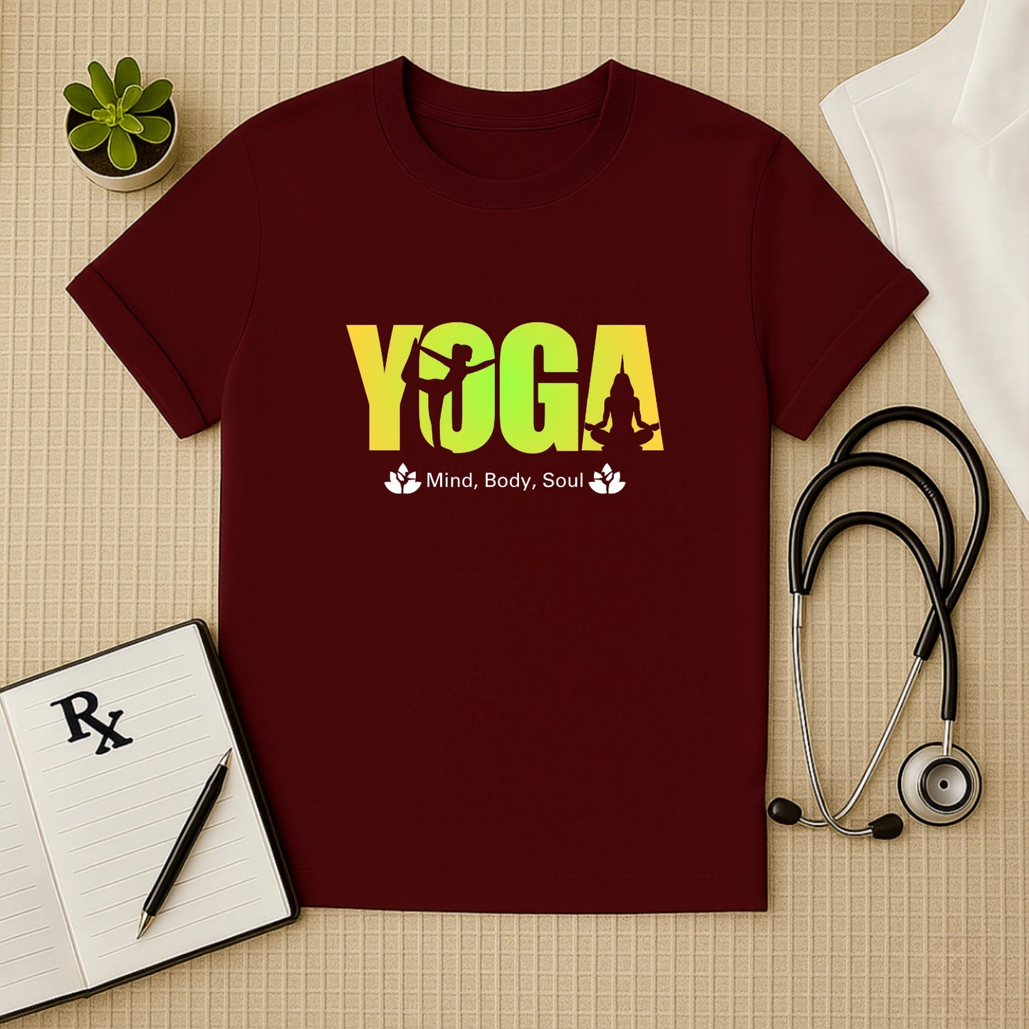 The "YOGA Mind, Body, Soul" T-Shirt