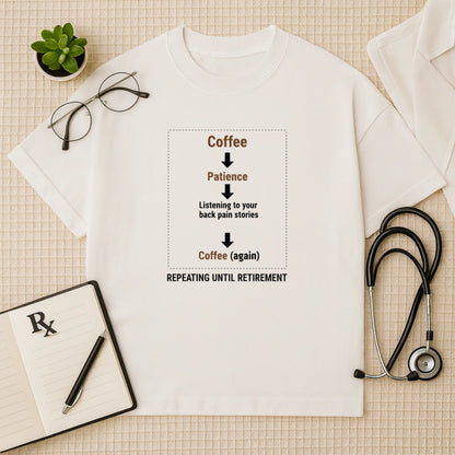 Coffee Routine Oversized T-Shirt