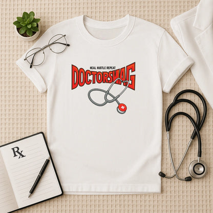 Doctor Swag: Heal Hustle Repeat Regular Fit T-Shirt