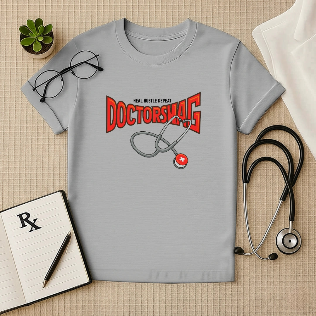Doctor Swag: Heal Hustle Repeat Regular Fit T-Shirt
